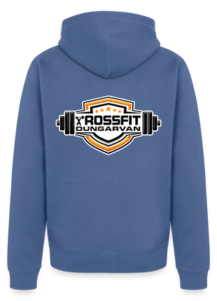 Men's Premium Crossfit Hooded Jacket - stone blue