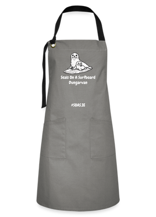 SOAS Artisan Apron - grey/black