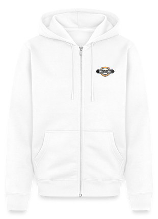 Men's Premium Crossfit Hooded Jacket - white
