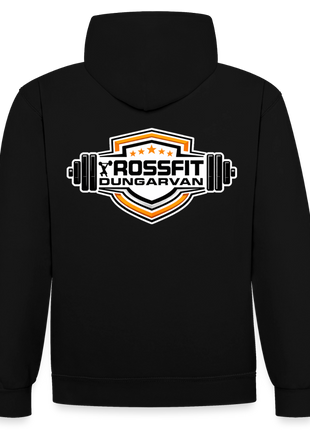 Crossfit Contrast Colour Hoodie - black/gold