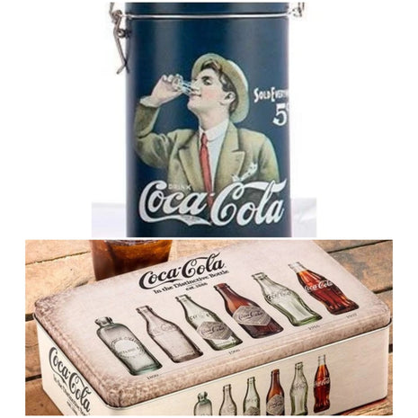 Retro Tins Bundle Retro Coca Cola Tins Bundle - siopashop.ie