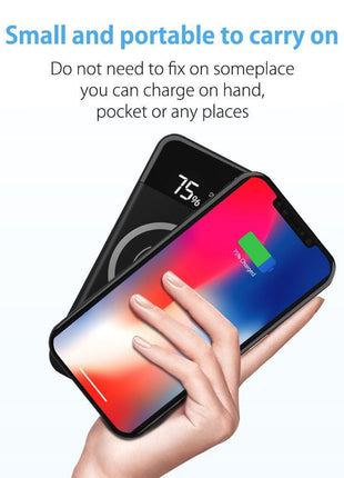 Wireless Charger Wireless Charger for all Qi Smart Devices - Red - siopashop.ie