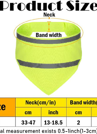Custom Reflective Pet Bandana