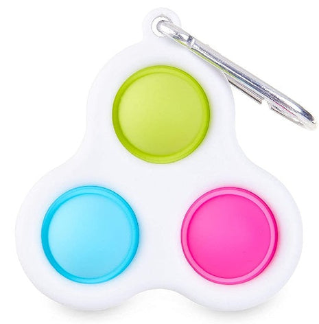 Poppit Fidget Toy Simple Dimples Poppit Bubble Fidget Keyrings - siopashop.ie