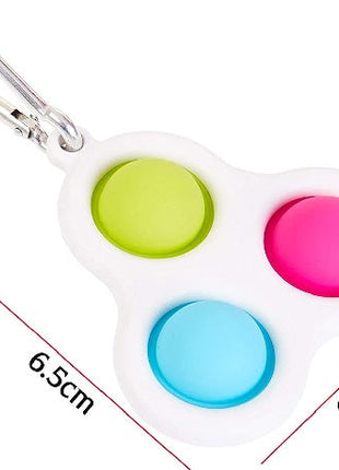 Poppit Fidget Toy Simple Dimples Poppit Bubble Fidget Keyrings - siopashop.ie