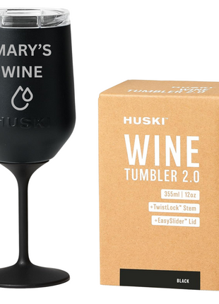 HUSKI Detachable Stem Travel Wine Tumbler with Customisation