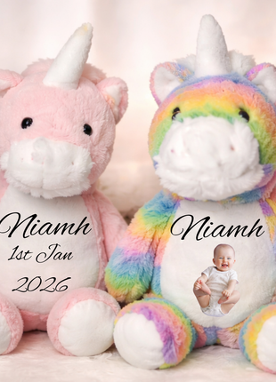 Personalised Cuddly Unicorns
